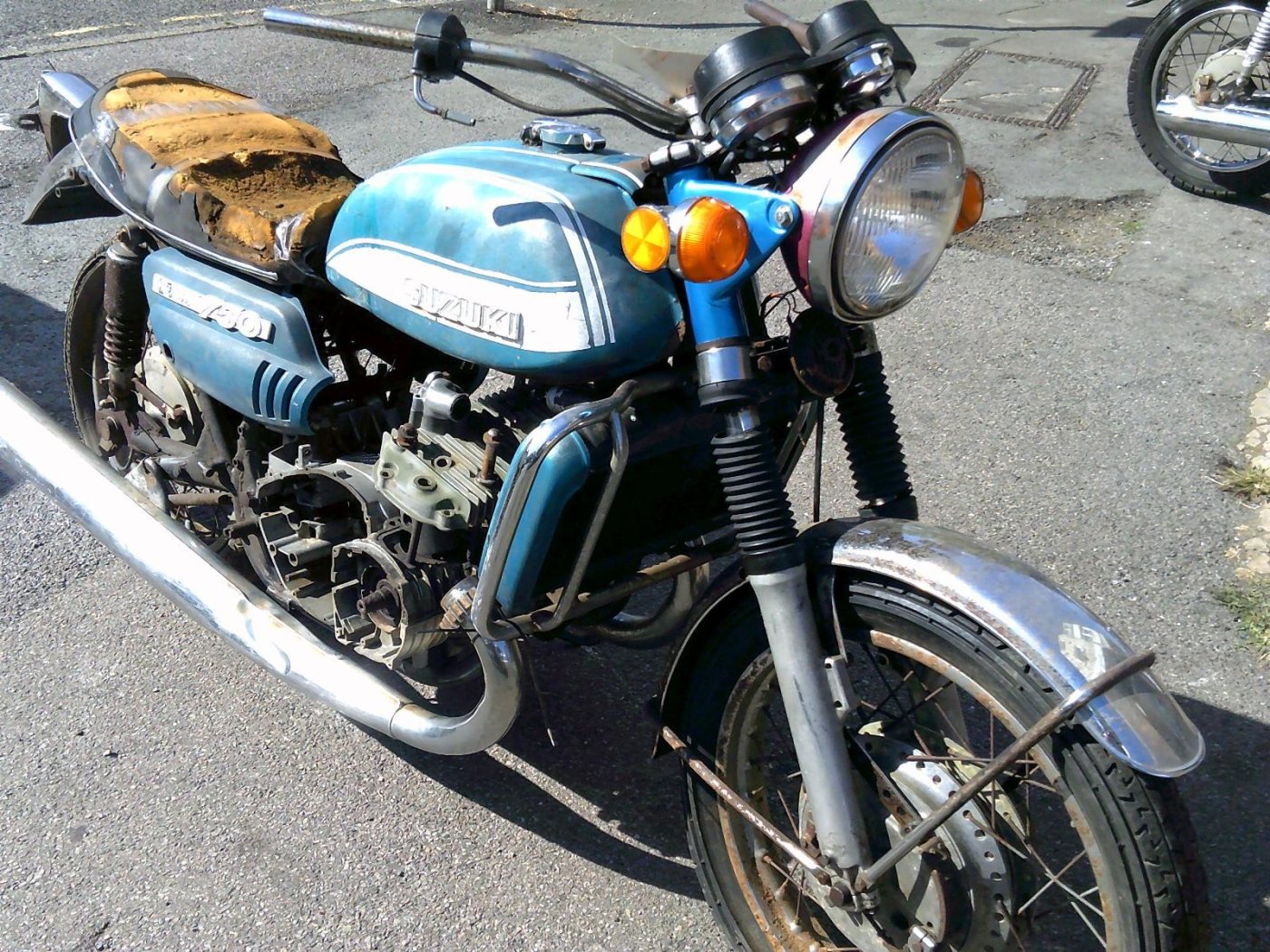 1971 Suzuki GT750 GT750J 2 stroke triple kettle Great project us barn find £1999 Barn Find