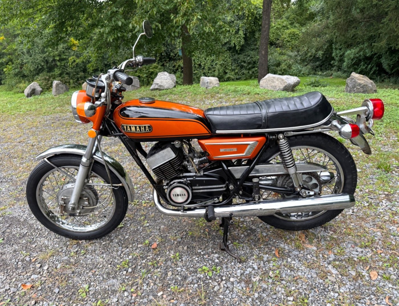 1972 Yamaha R5 350 Original Paint