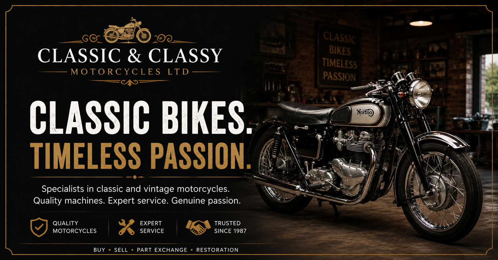 classicandclassymotorcycles.com logo